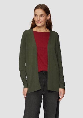 s.Oliver Knit Cardigan in Green: front