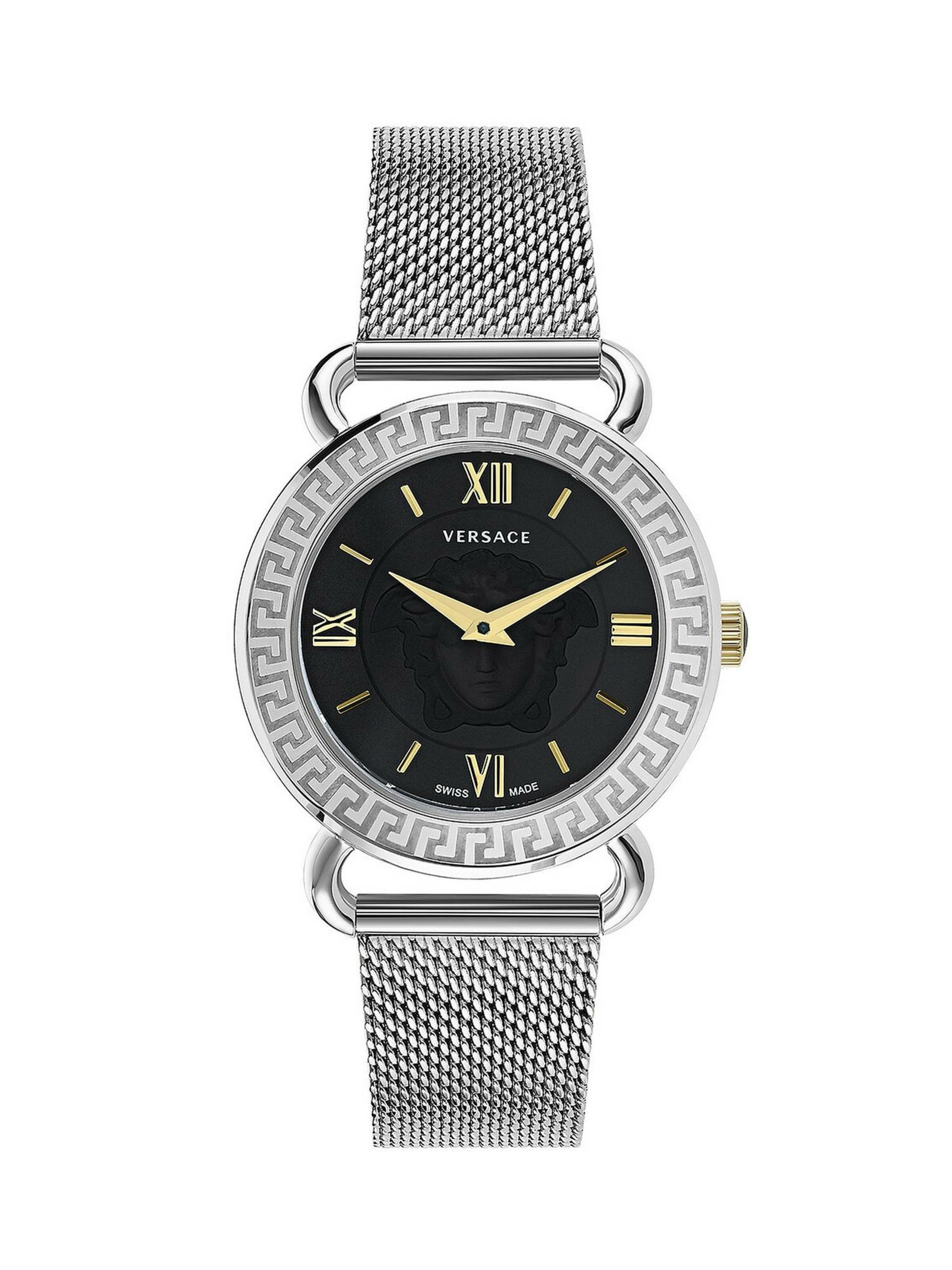 VERSACE Uhr in Silber: Vorderseite