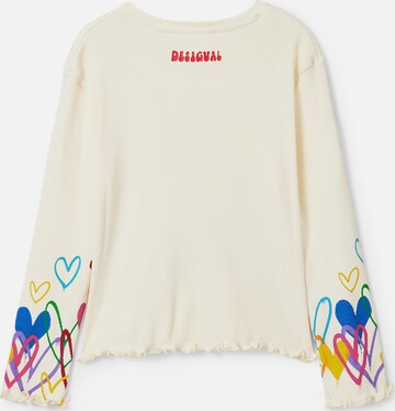 Desigual T-shirt i beige