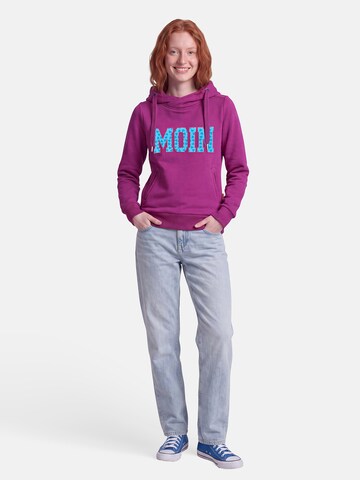 salzhaut Sweatshirt 'Sünn - Moin' in Lila
