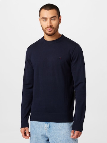 Pull-over TOMMY HILFIGER en bleu : devant