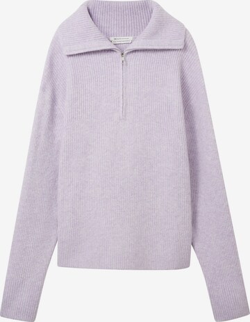 TOM TAILOR Sweater in Purple: front