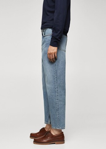 MANGO MAN regular Jeans 'Nestor' i blå