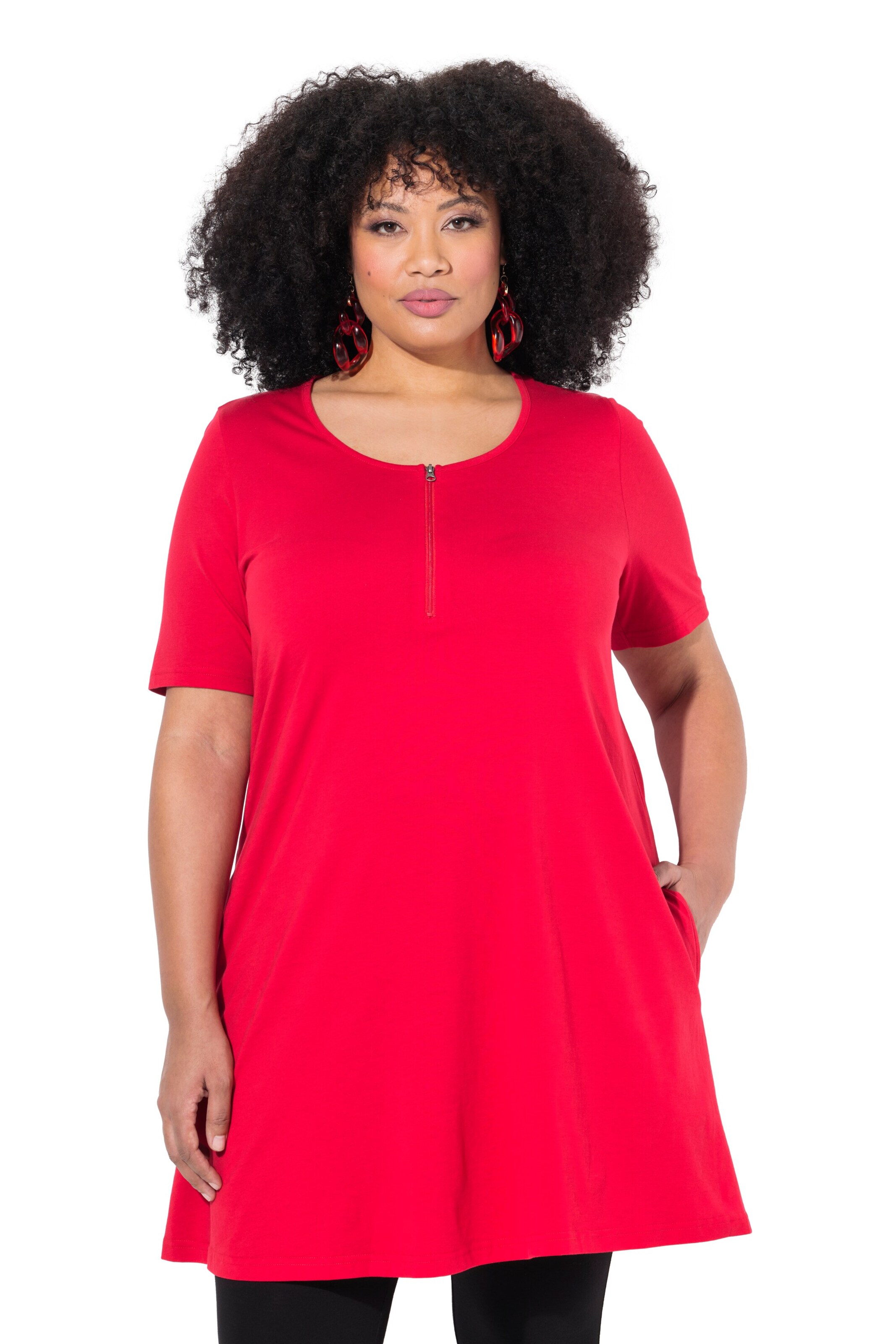 Ulla Popken Shirt in Red: front