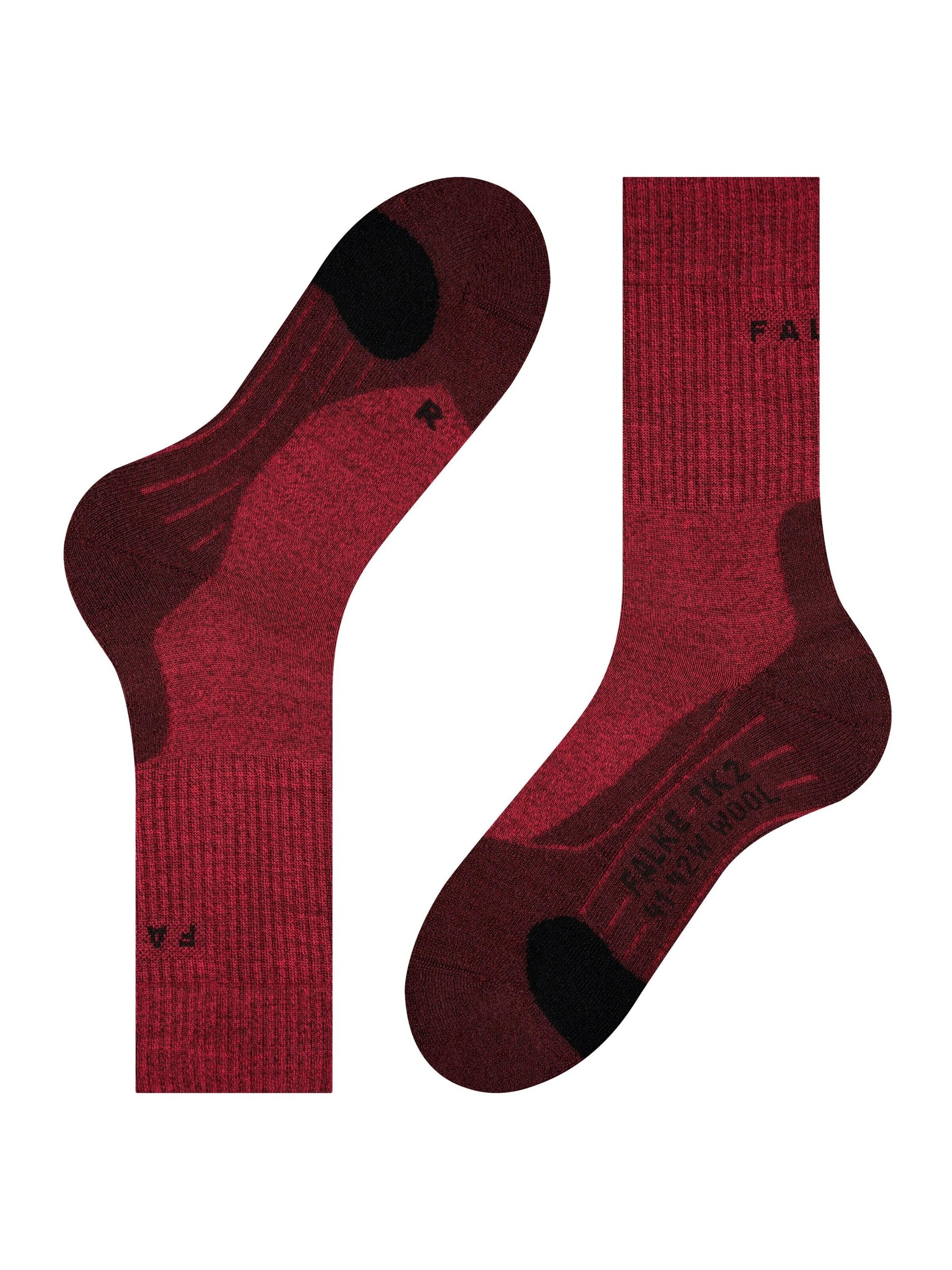 FALKE Sportsocken 'TK2 Explore Wool'‌‌ in Rot