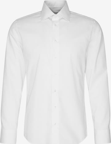 Coupe regular Chemise business SEIDENSTICKER en blanc : devant
