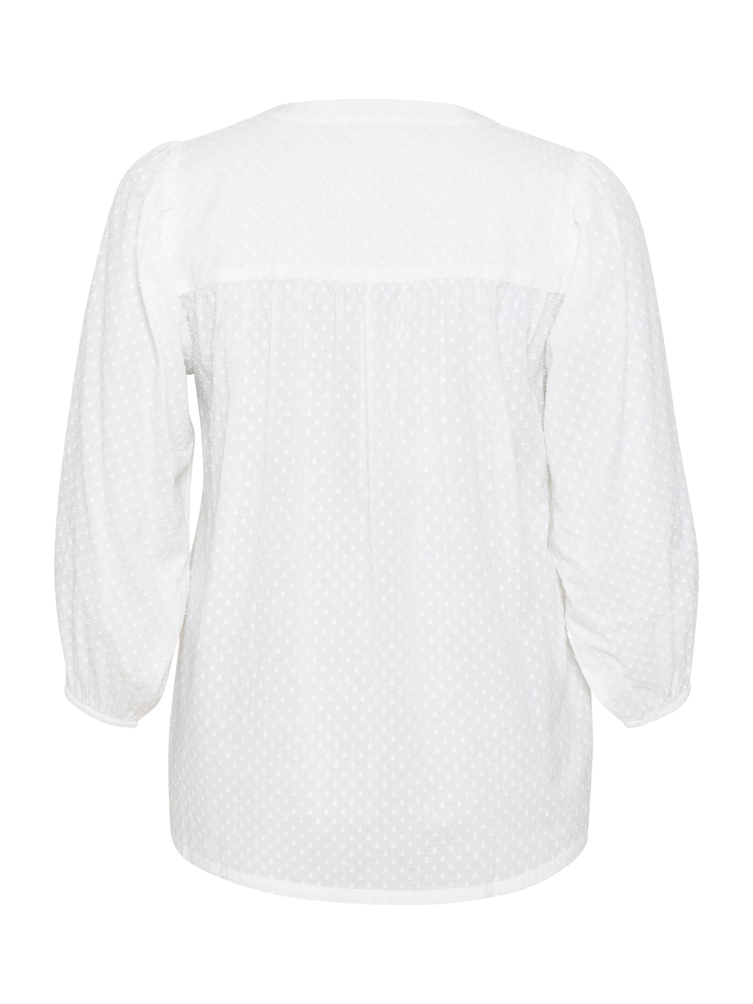 KAFFE CURVE Блузка 'KC Rory' в Белый