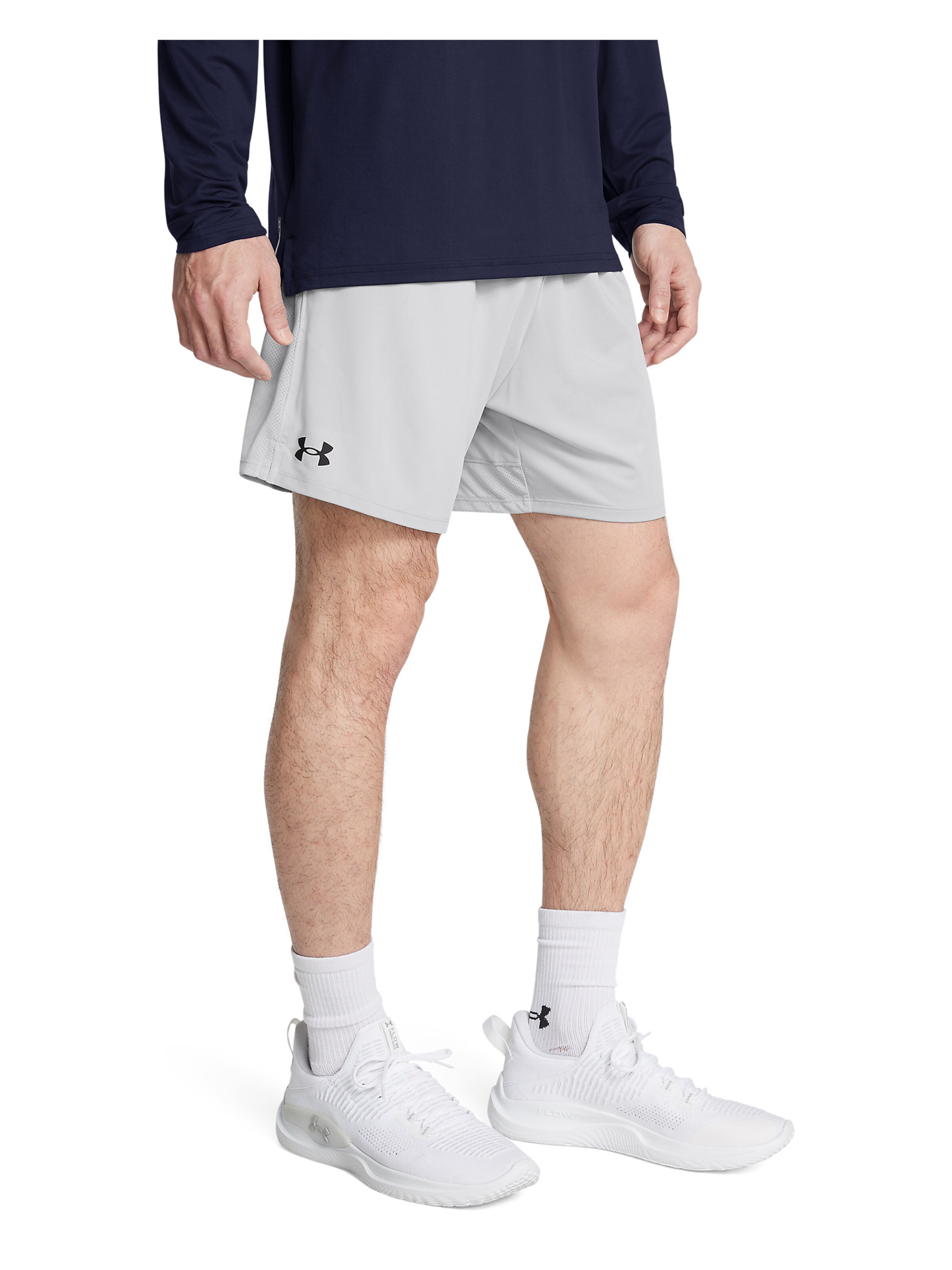 UNDER ARMOUR Regular Sportbroek in Grijs