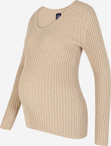 Gap Maternity Trui in Beige: voorkant