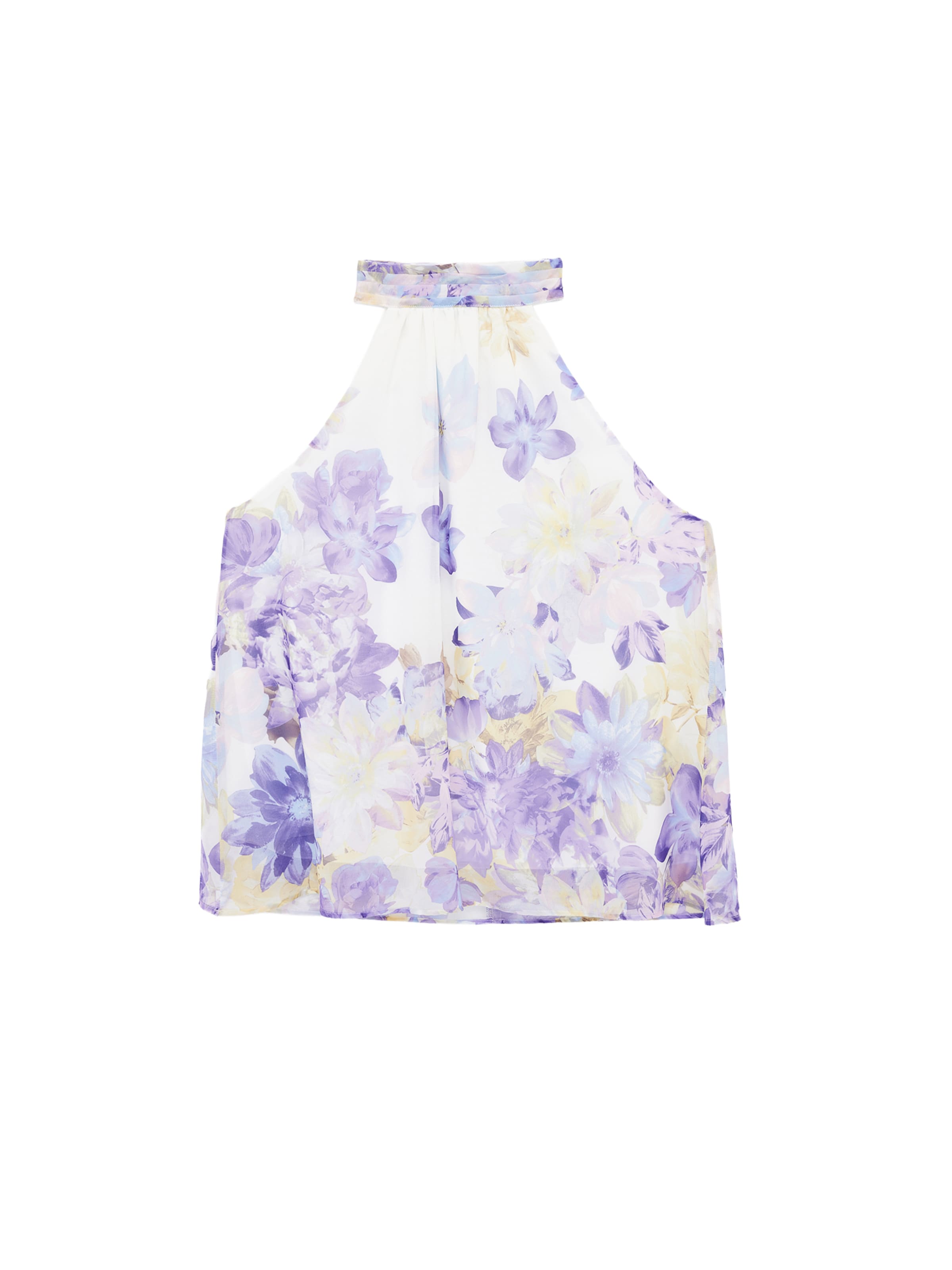 Koton Blouse in XXS in Yellow / Purple / Off white, Item view