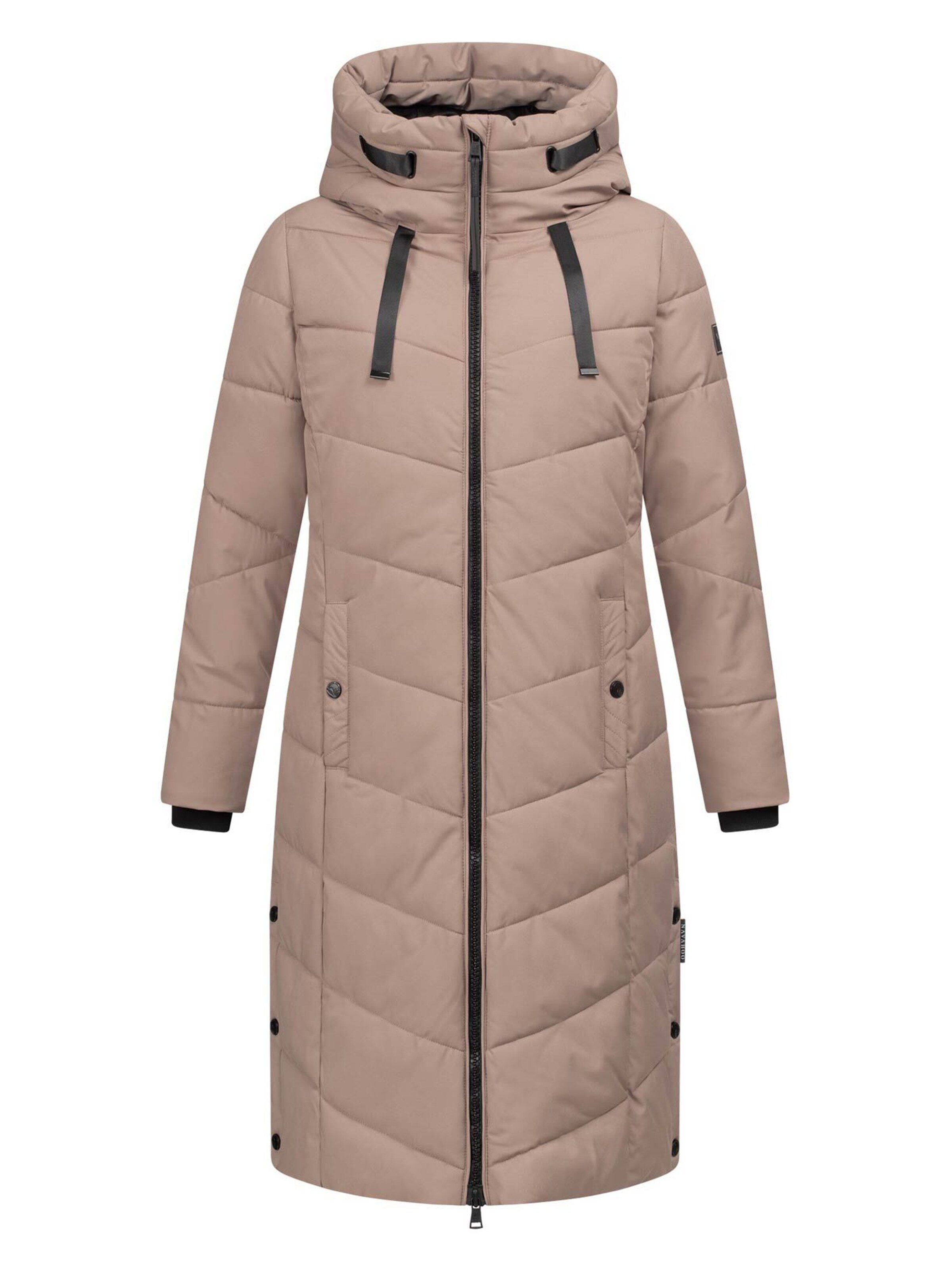 NAVAHOO Wintermantel ' N009 ' in Grijs: voorkant