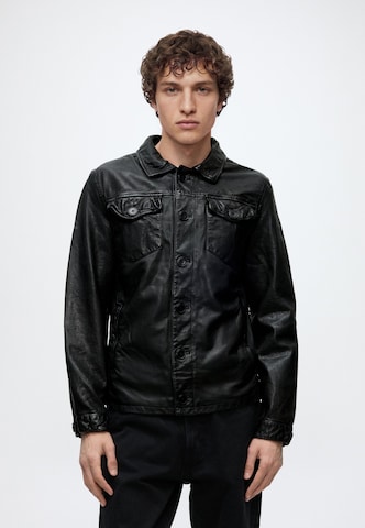 FREAKY NATION - Chaqueta de entretiempo en negro: frente
