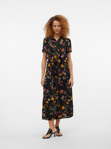 VERO MODA Blousejurk 'VMEASY' in Zwart: voorkant