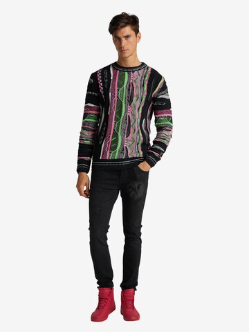 Carlo Colucci Sweater ' Comparato ' in Mixed colors