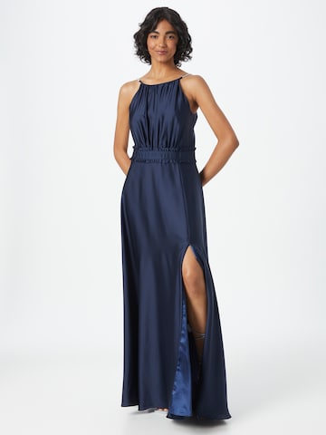 SWING - Vestido de noche en azul: frente