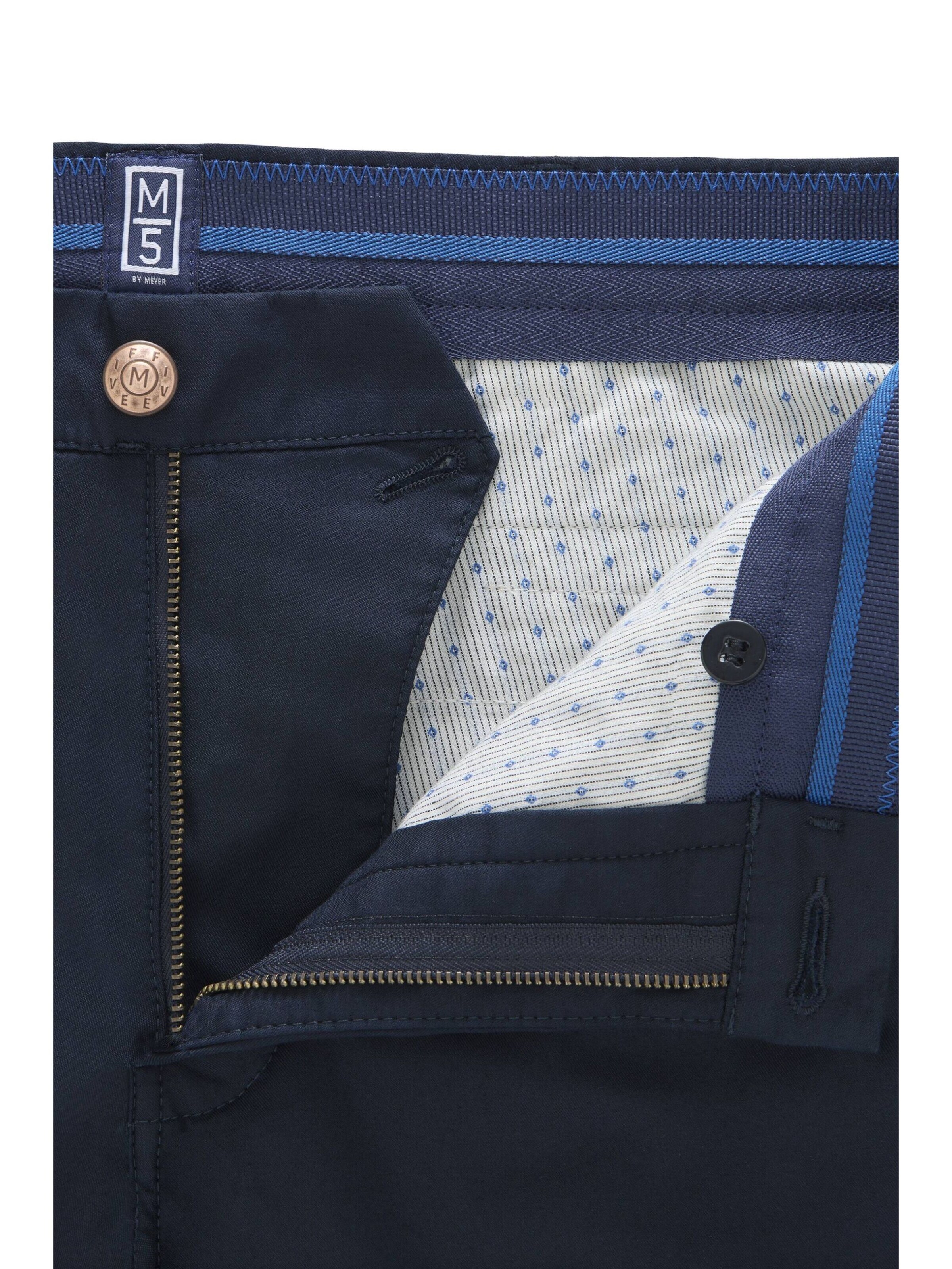 Regular Pantalon chino 'M5' MEYER en bleu