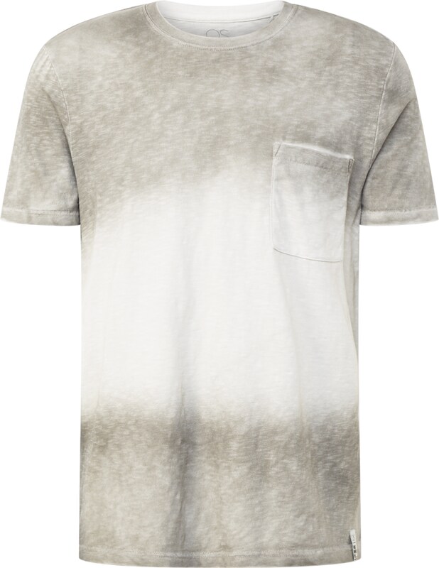 QS by s.Oliver T-Shirt in Hellgrau Dunkelgrau QS by s.Oliver T-Shirt in Hellgrau Dunkelgrau