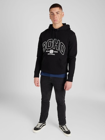 AÉROPOSTALE Sweatshirt in Schwarz