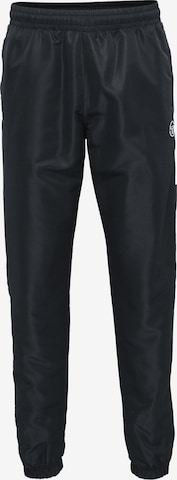 Sergio Tacchini Tapered Hose 'Abita' in Schwarz: Vorderseite