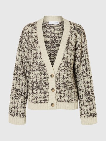 SELECTED Gebreid vest in Grijs