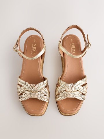 Sandales à lanières 'Forever Comfort' Next en or