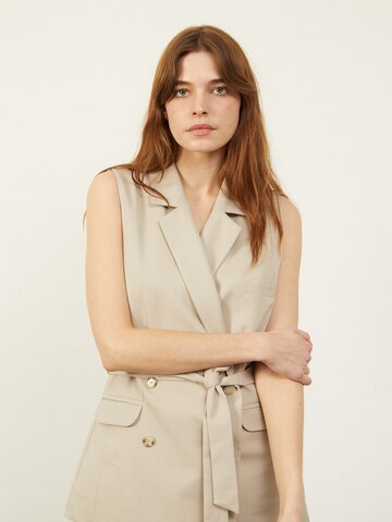 Aligne Vest 'Dahlia' i beige