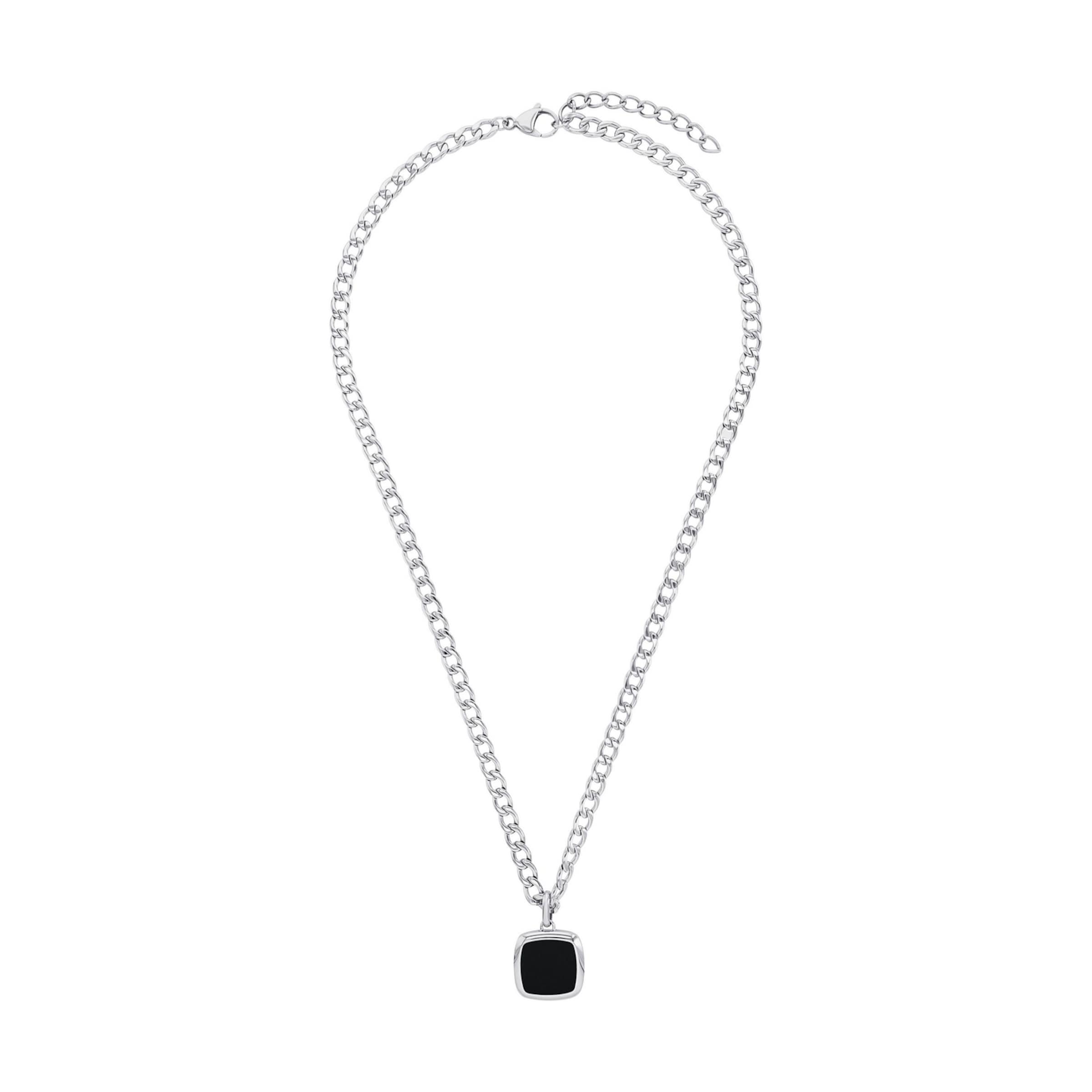 AMOR Necklace in Silver: front