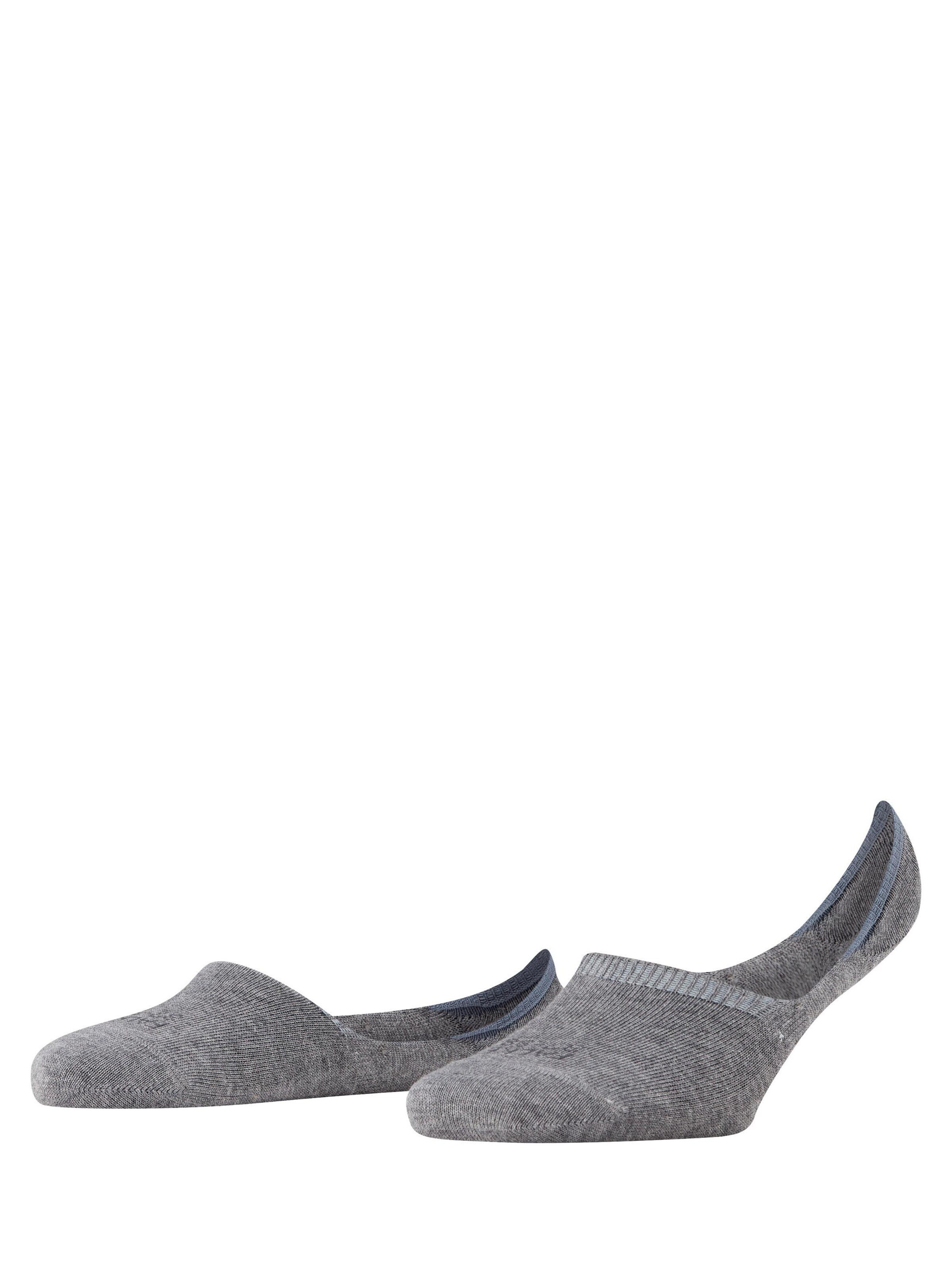 FALKE Ankle Socks 'Step High Cut' in Grey