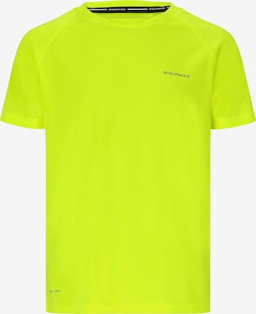 ENDURANCE Performance Shirt 'Actty' in Yellow: front