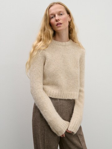 ABOUT YOU x Marie von Behrens Sweater in Beige: front