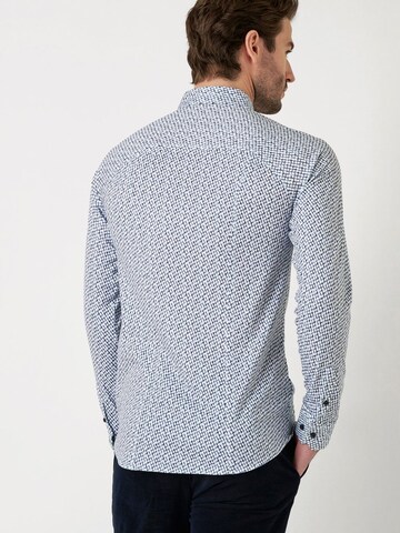 DESOTO Slim fit Button Up Shirt in Blue