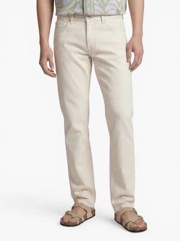 JACK & JONES Regular Дънки 'JJIClark JJEVan' в бежово: отпред