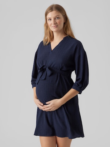 Vero Moda Maternity Kleit 'PYE', värv sinine: eest vaates