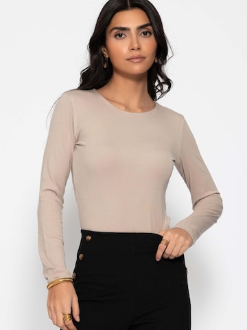 SASSYCLASSY - Body de blusa en beige