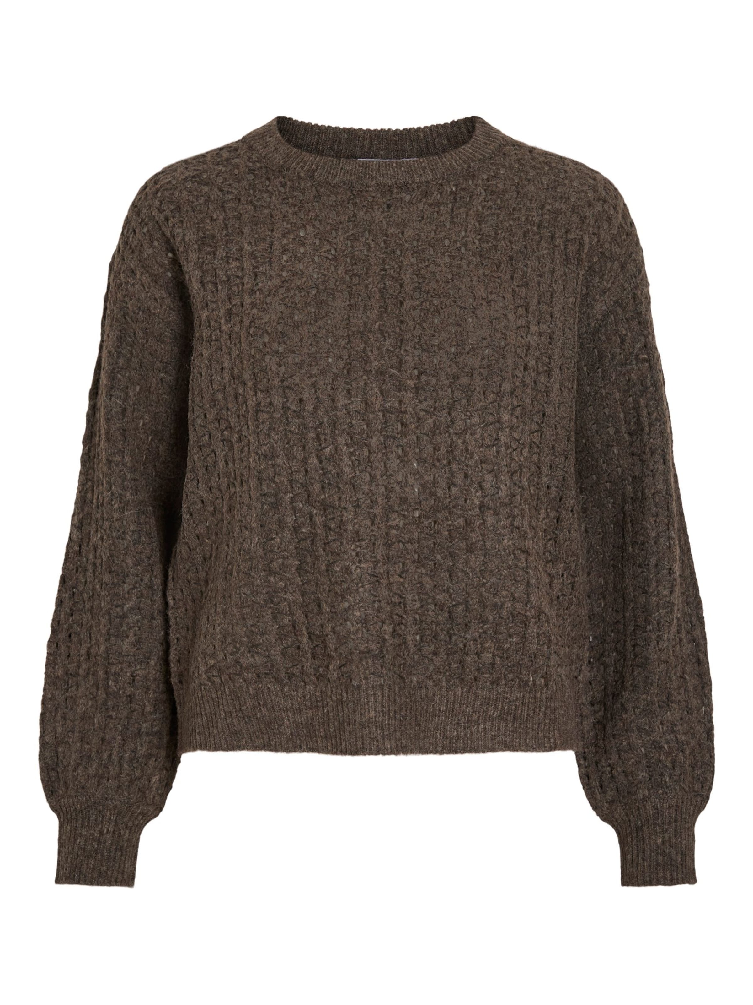 Pull-over 'VIRyleigh' VILA en marron : devant