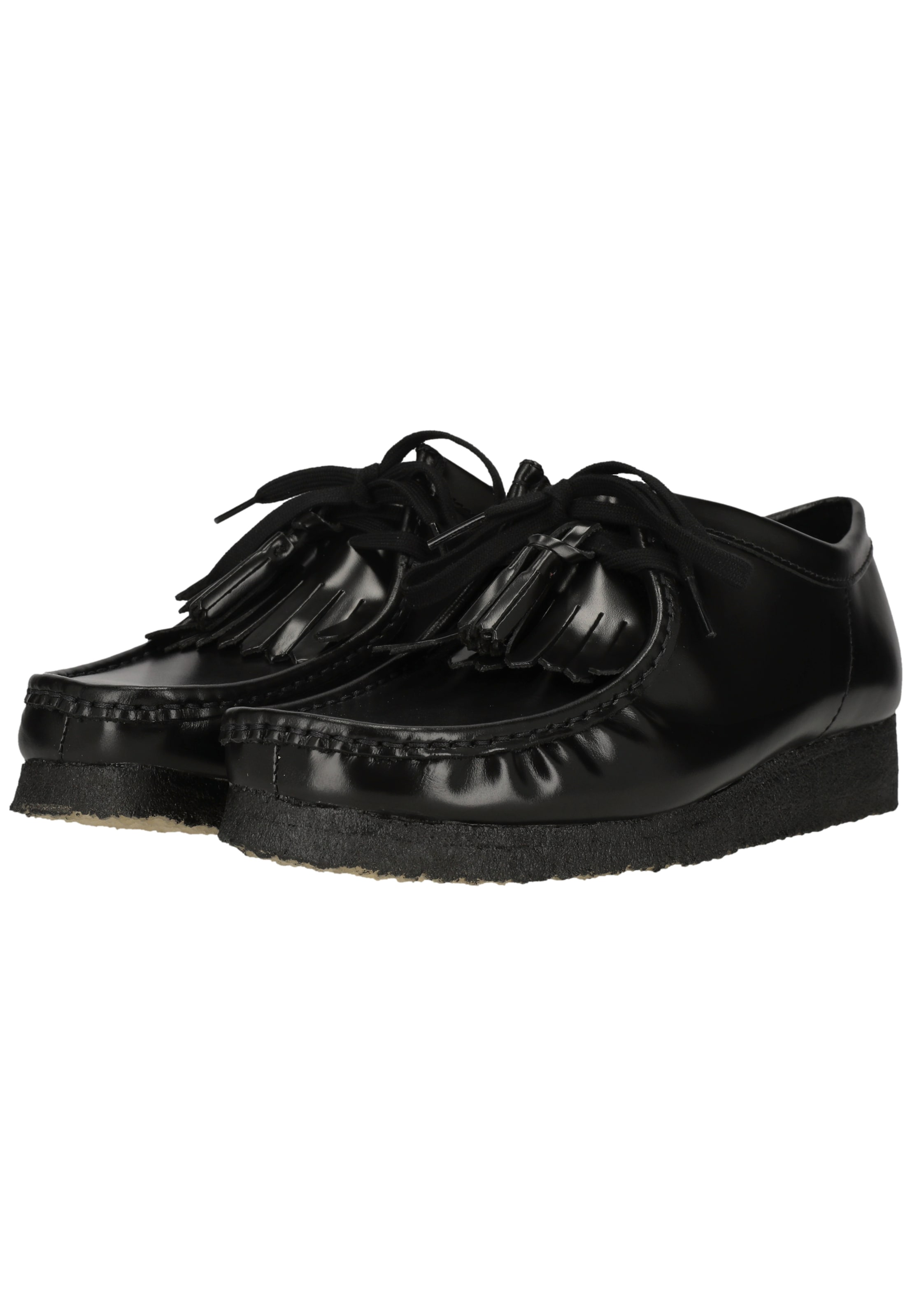 CLARKS Lace-up shoe 'Wallabee' in Black