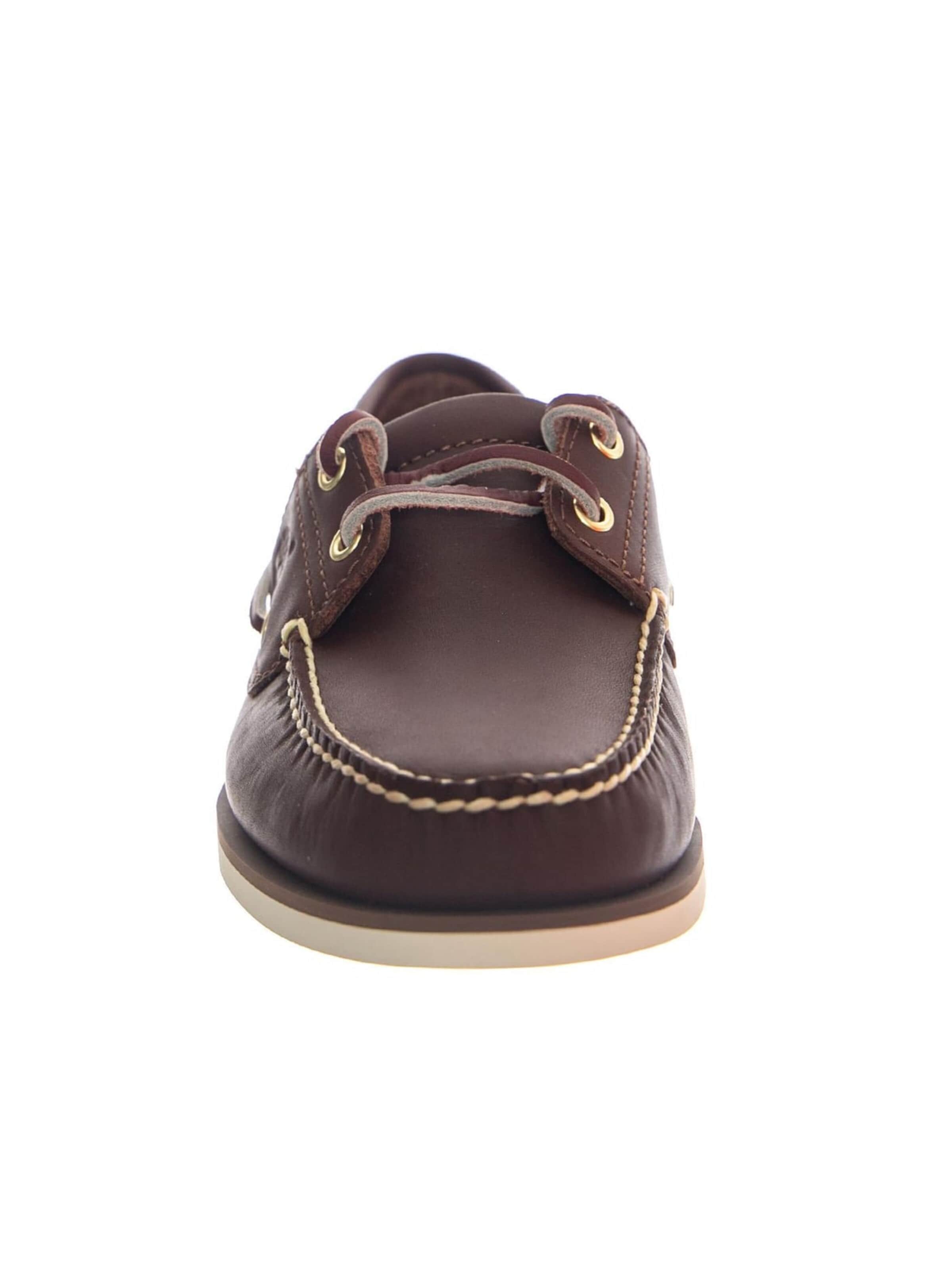 TIMBERLAND Veterschoen 'CLAS Boat Shoe Brown' in Bruin