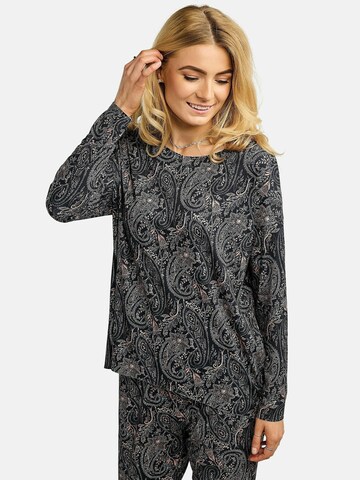 Liberte Essentiel Shirt ' ALMA-LS ' in Zwart