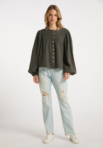 DreiMaster Vintage Bluse i grøn