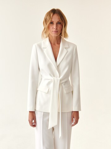 TATUUM Blazer 'Koalo' in White: front