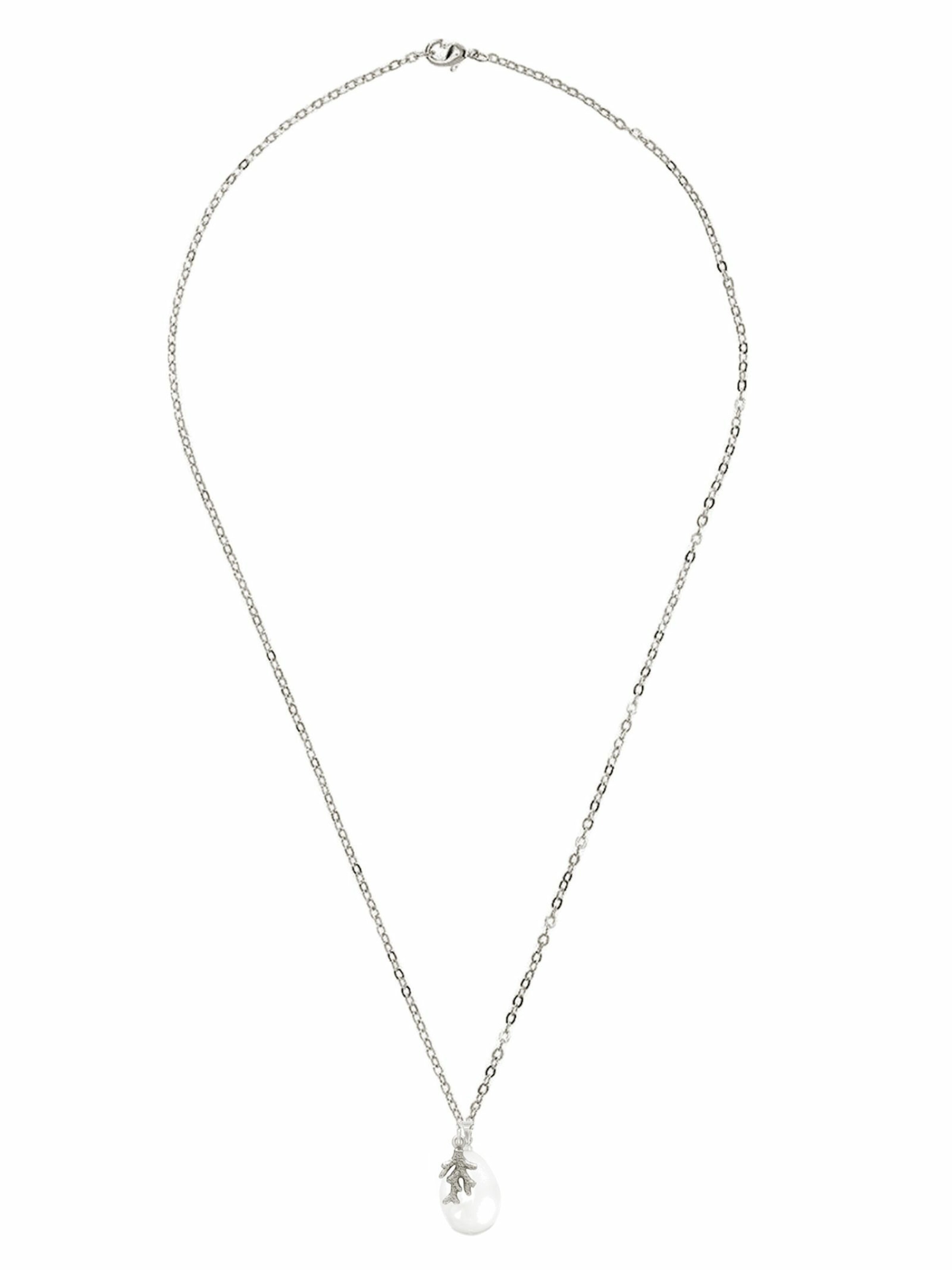 Gemshine Necklace in Silver: front