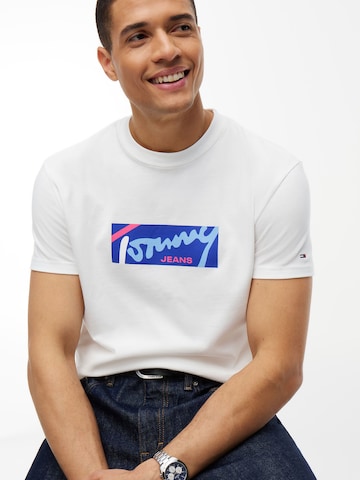 Tommy Jeans Μπλουζάκι σε λευκό