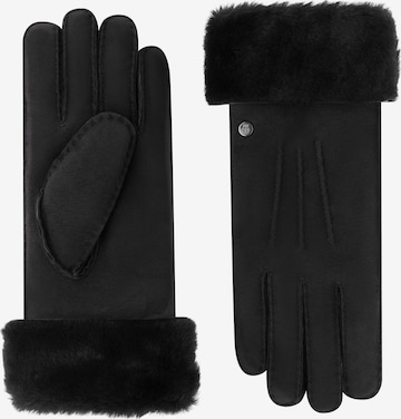 Mezzoguanti 'GÖTEBORG' di Roeckl in nero: frontale