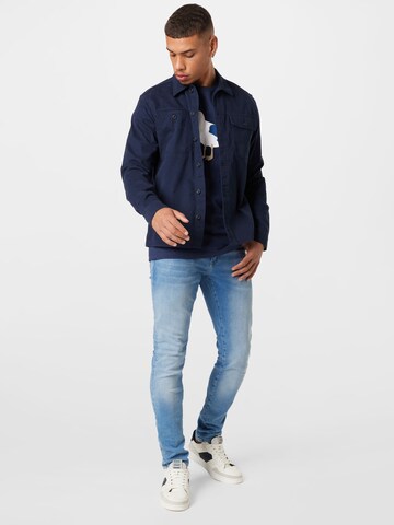 Cars Jeans Slimfit Jeans 'BATES' i blå