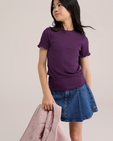 WE Fashion Shirt in Lila: voorkant