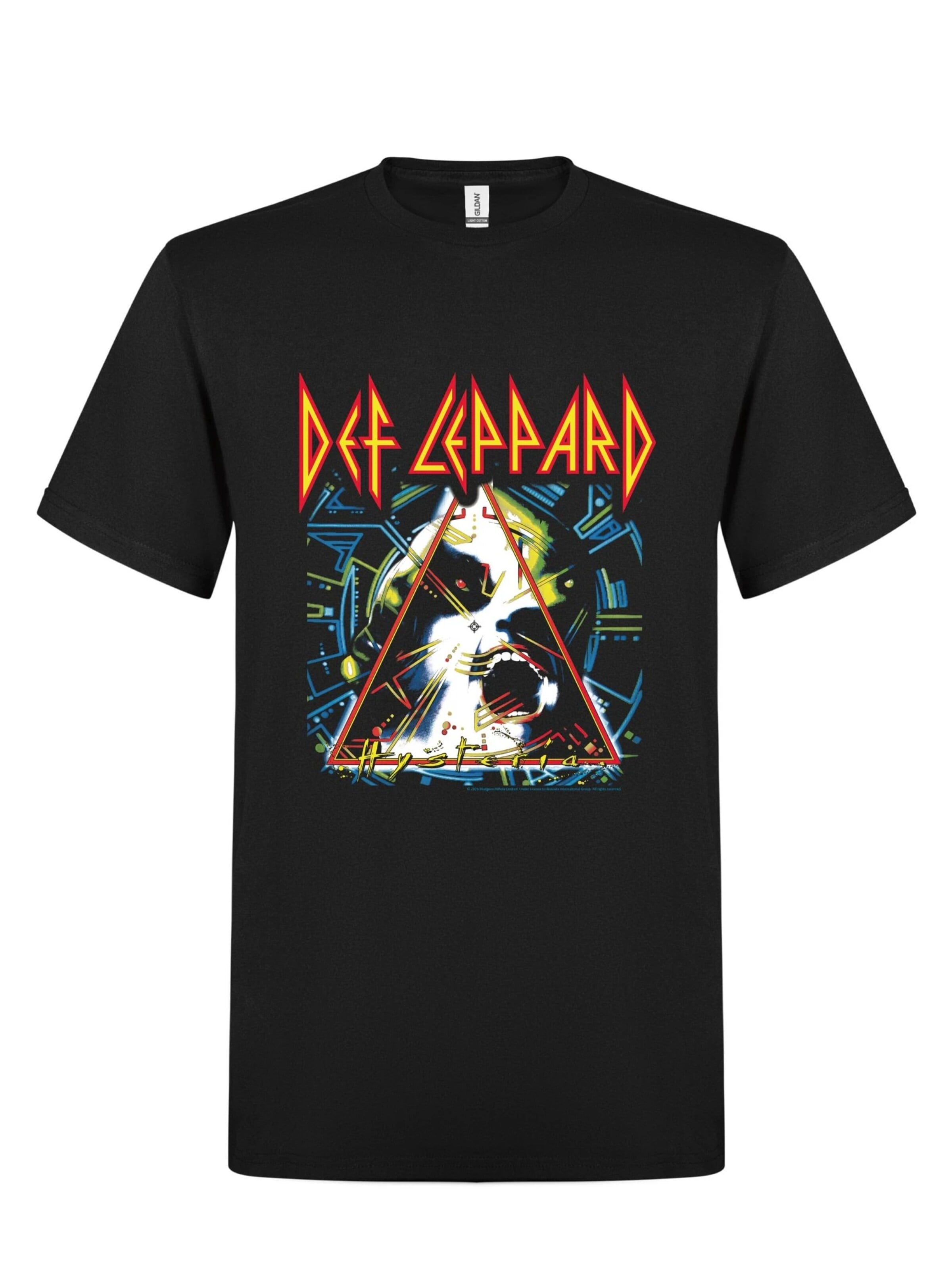 Def Leppard Shirt 'Def Leppard Hysteria   T-Shirt' in Black: front