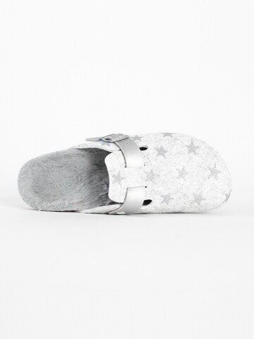 Bayton Clogs in Silber