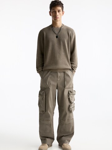 Pull&Bear Sveter - Hnedá
