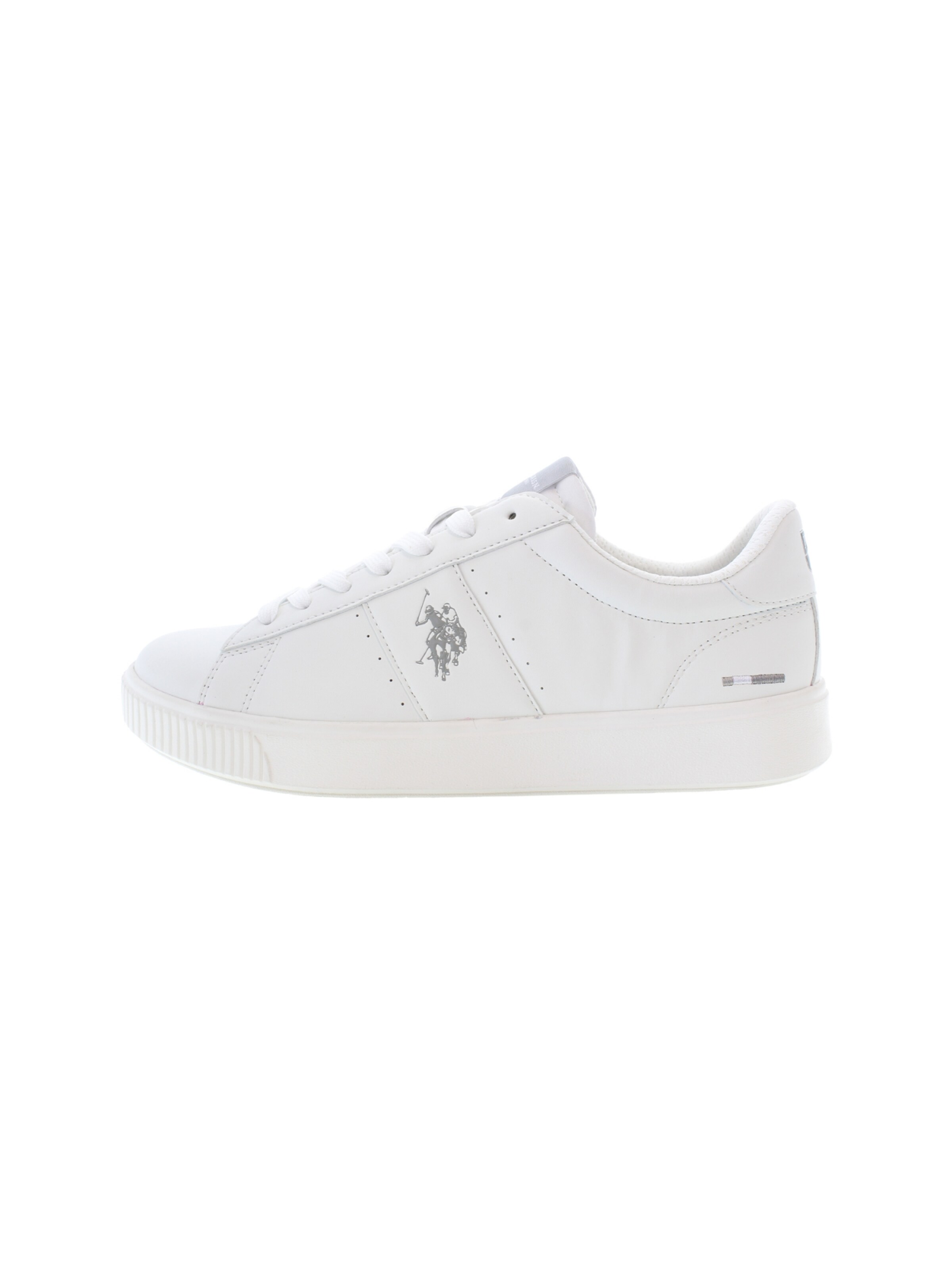 Baskets basses 'TymeS009' U.S. POLO ASSN. en blanc : devant