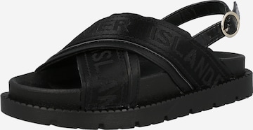 River Island Sandals in Black: front
